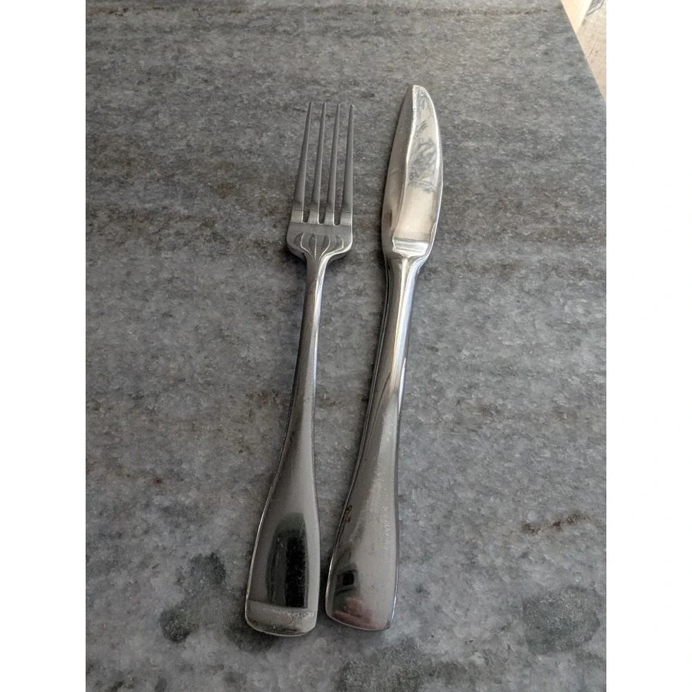 ONEIDA SURGE STAINLESS FLATWARE CHINA 8-PCS.